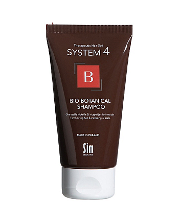 Sim Sensitive System 4 - Биоботаничский шампунь против выпадения и для стимуляции волос 75 мл - hairs-russia.ru